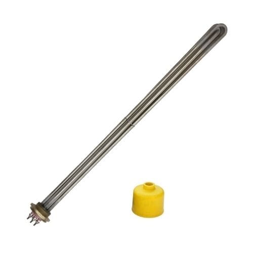 Блок ТЭН-15,0кВт, 380В (600мм.) G1 1/2" нерж/латунь (трубка + колпак) HTH